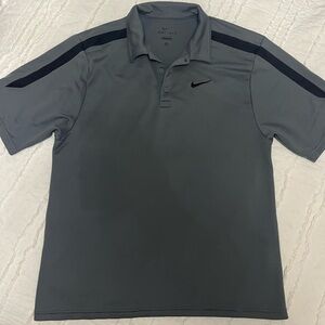 Nike Men's Dark Gray Polo Shirt